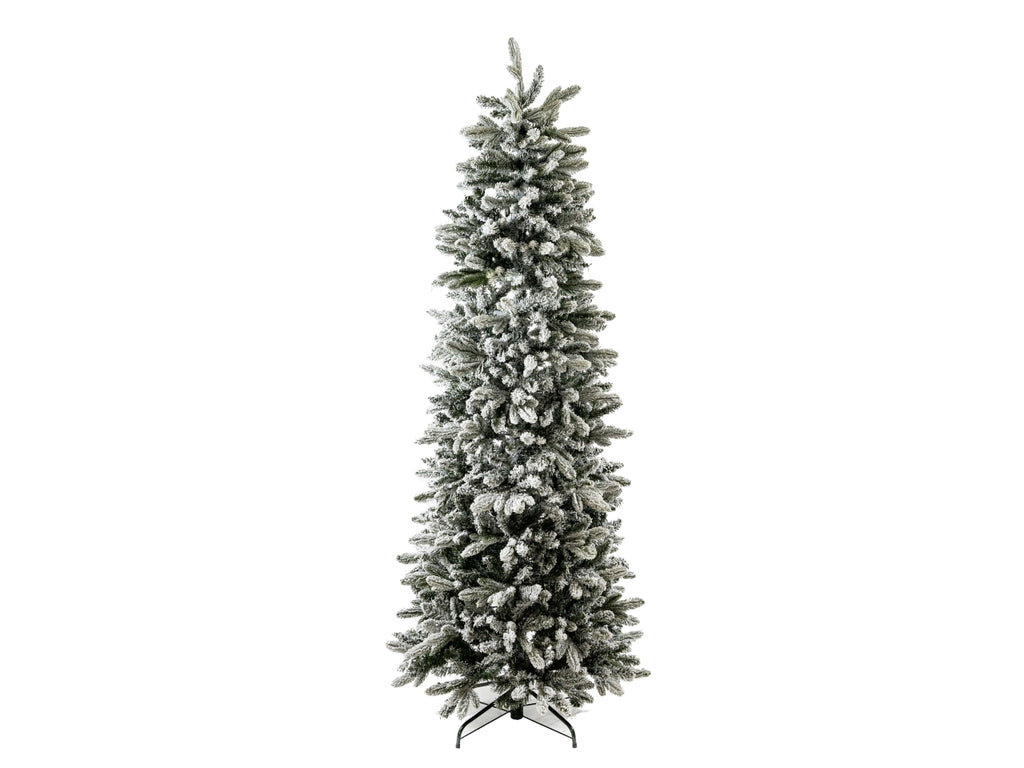 ALBERO DI NATALE VALTELLINA SLIM 180 CM INNEVATO