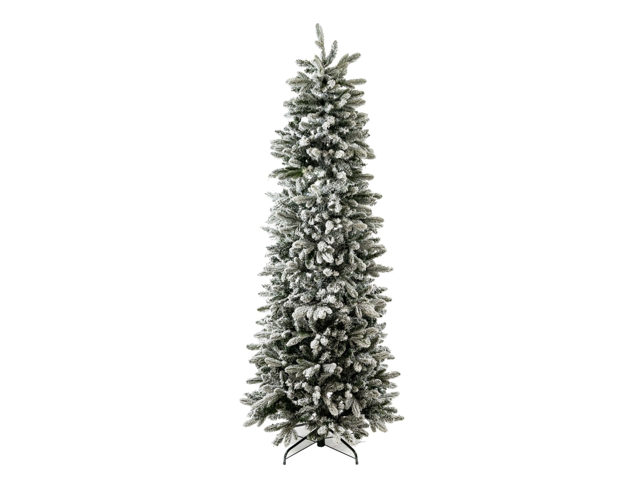 ALBERO DI NATALE VALTELLINA SLIM 180 CM INNEVATO