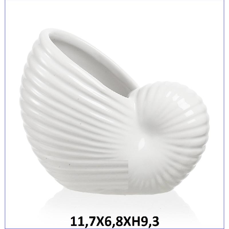 VASO CONCHIGLIA BIANCO