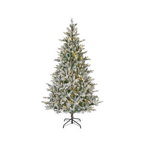 Albero di Natale Allison innevato 210 cm con 430 LED