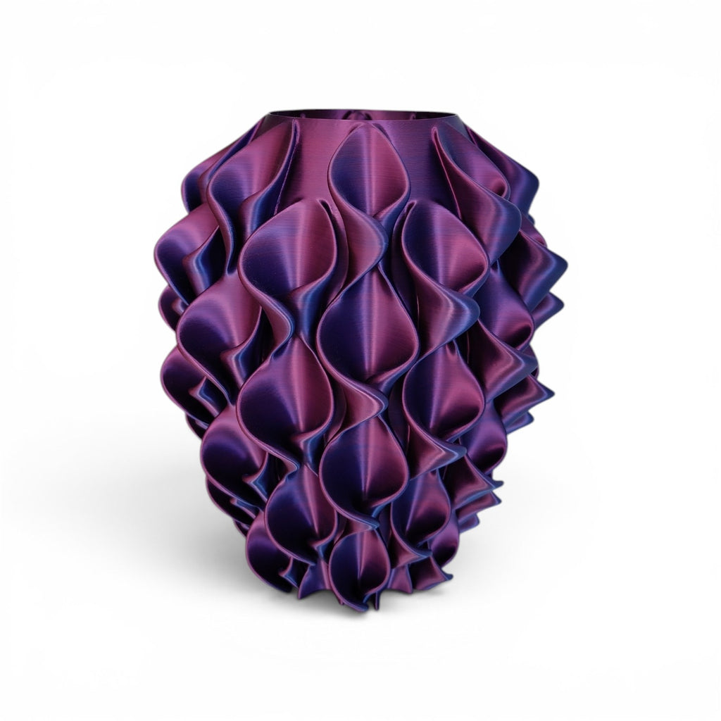 Vaso Calla Design Viola e Blu S.Naique – stampa 3D Made in Italy