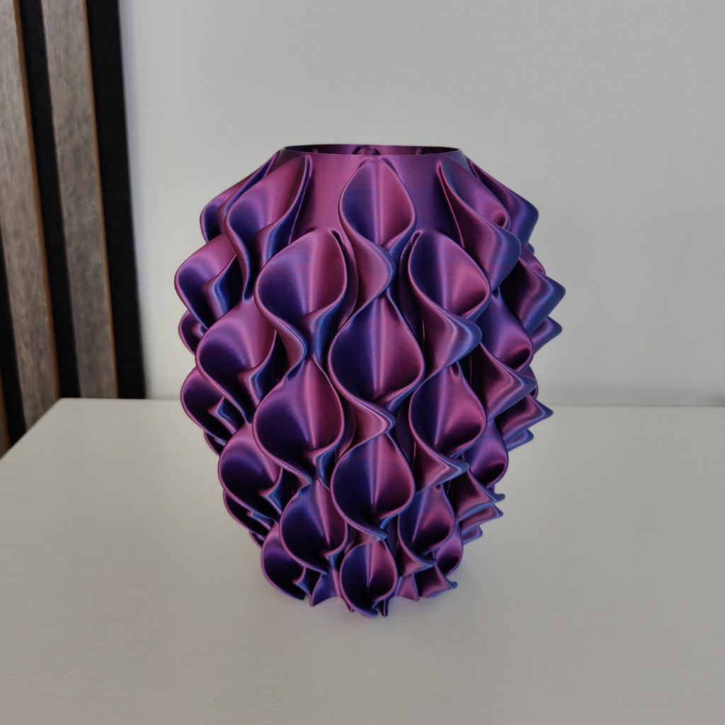Vaso Calla Design Viola e Blu S.Naique – stampa 3D Made in Italy