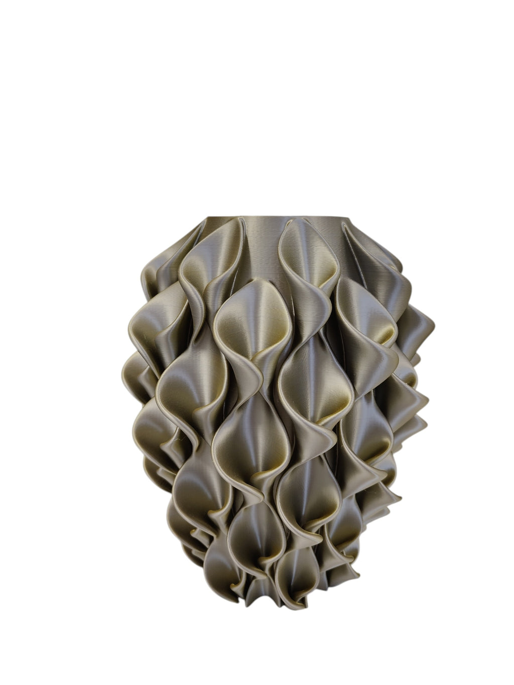 Vaso Calla 3D S. Naique oro e argento – h.25 cm – Made in Italy – Stampa 3D