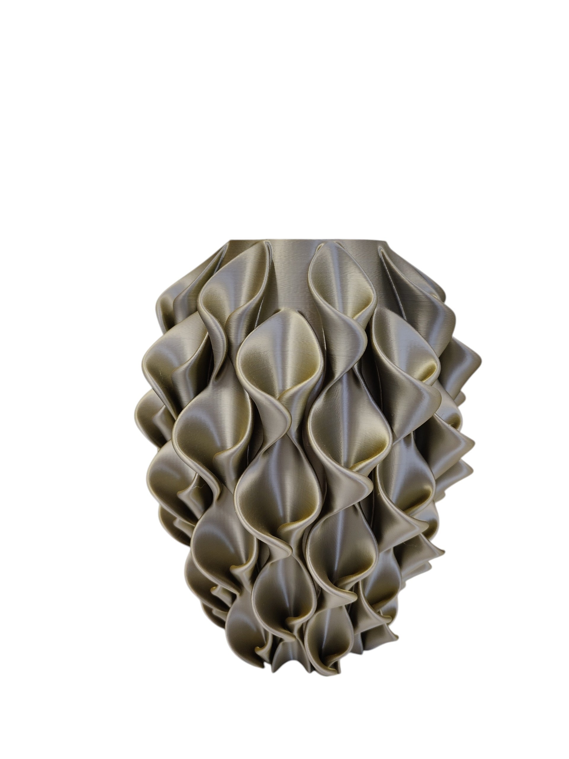 Vaso Calla 3D S. Naique oro e argento – h.25 cm – Made in Italy – Stampa 3D