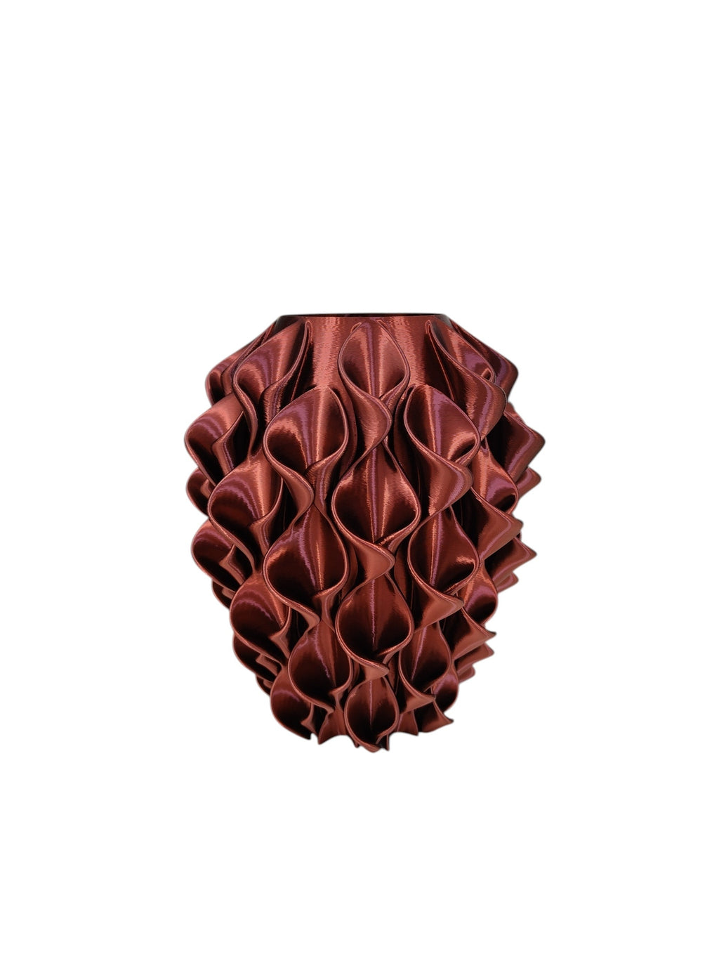Vaso Calla Design Rosso e Nero S.Naique – stampa 3D Made in Italy