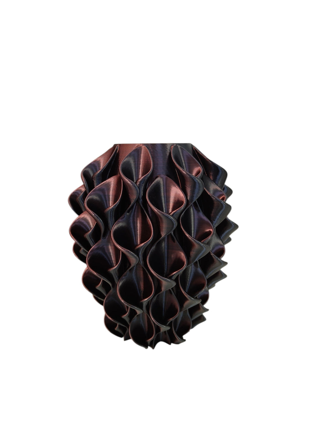 Vaso Calla Design Rosso e Nero S.Naique – stampa 3D Made in Italy