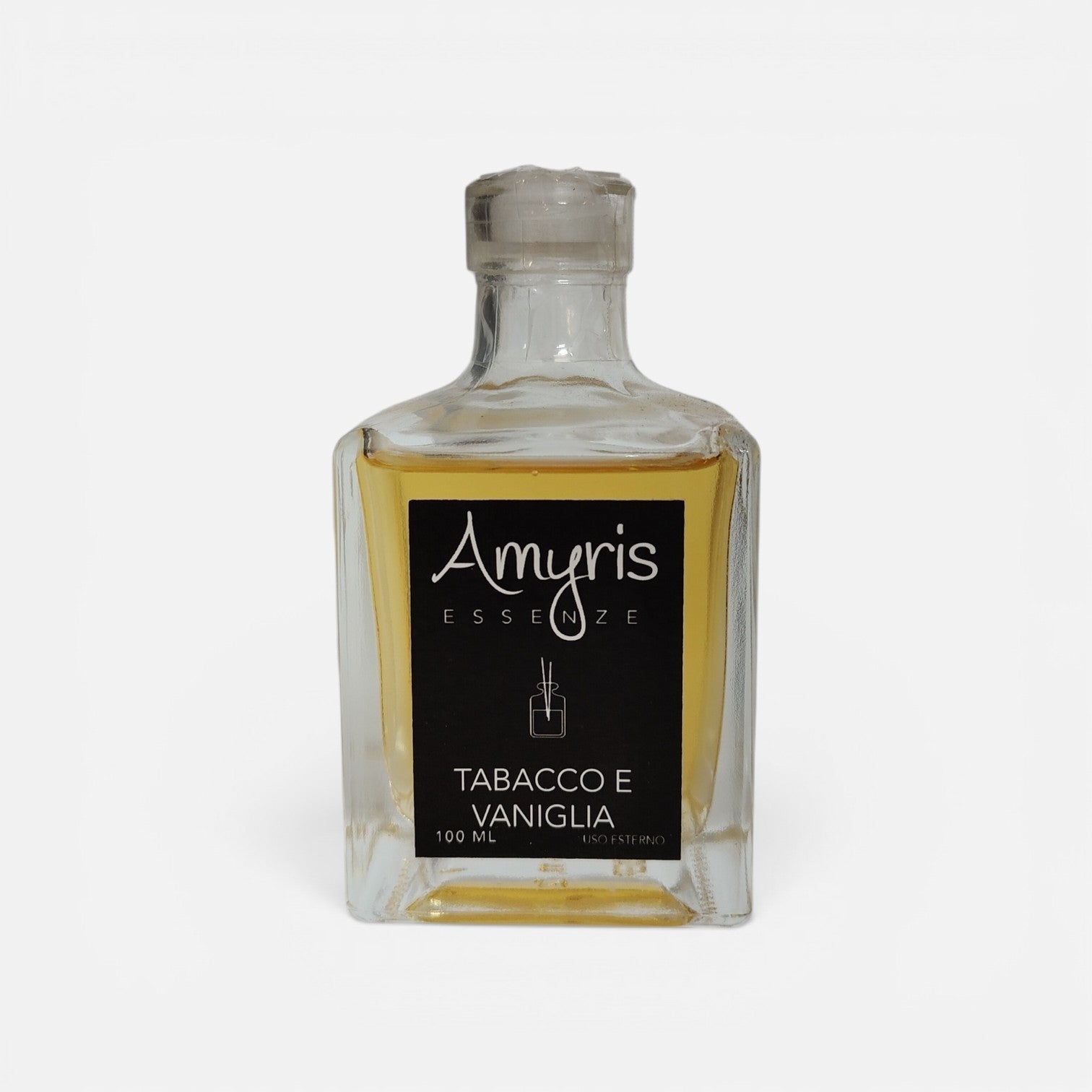 Diffusore con bacchette Amyris – Tabacco e Vaniglia 100 ml – Made in Italy