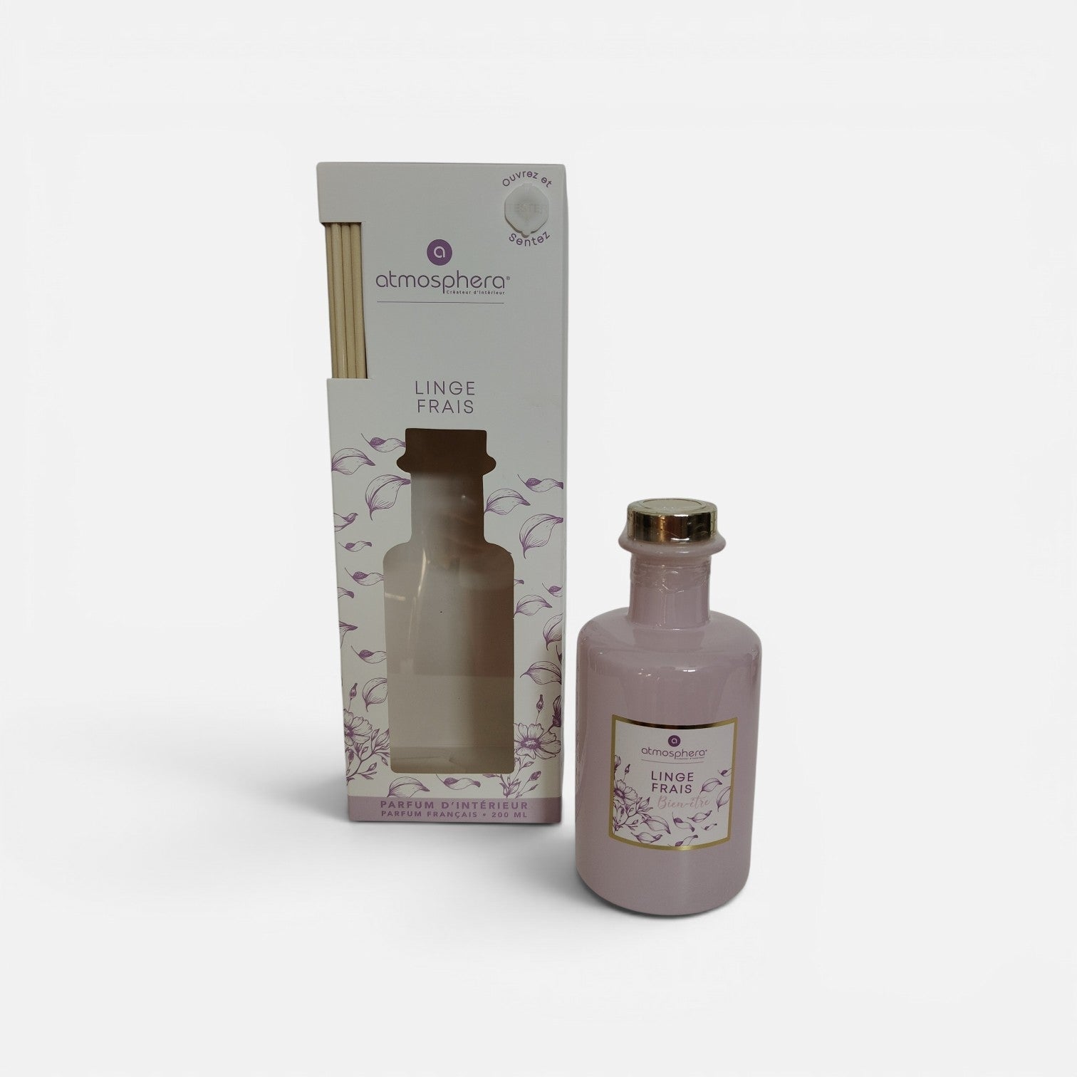 Diffusore con bacchette – Lino Fresco 200 ml