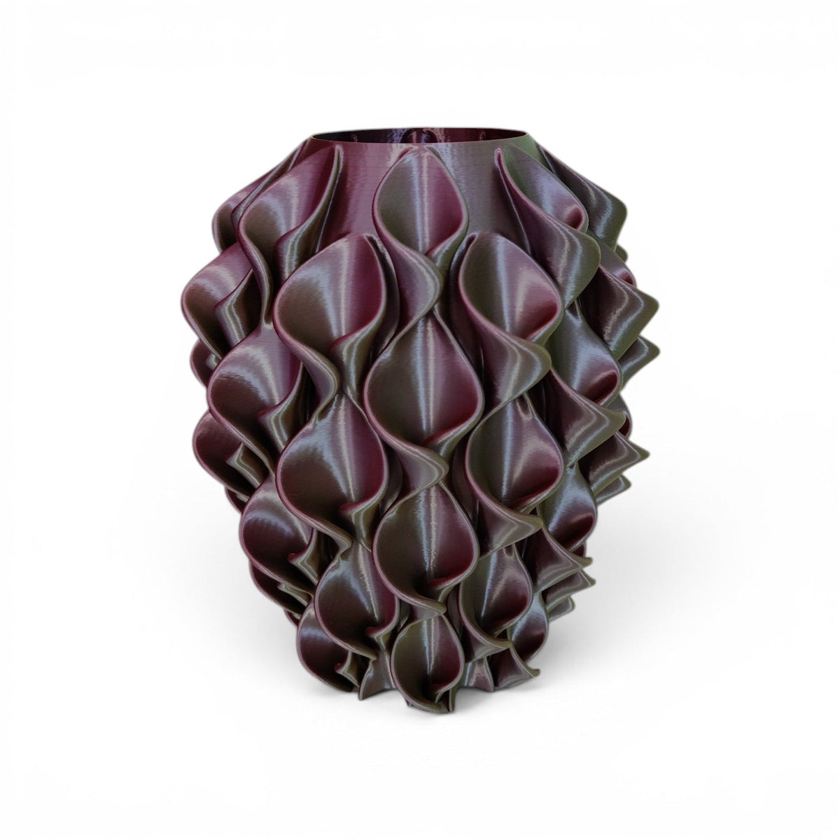 Vaso Calla Design Oro, Fuxia e Argento S.Naique – stampa 3D Made in Italy