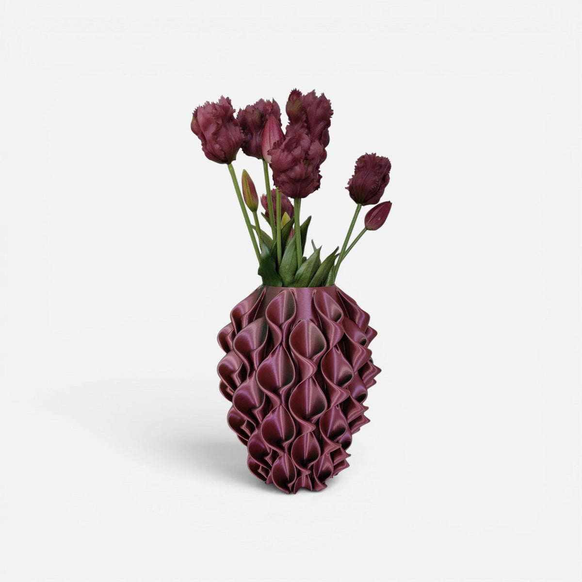 Vaso Calla Design Verde e Viola S.Naique – stampa 3D Made in Italy