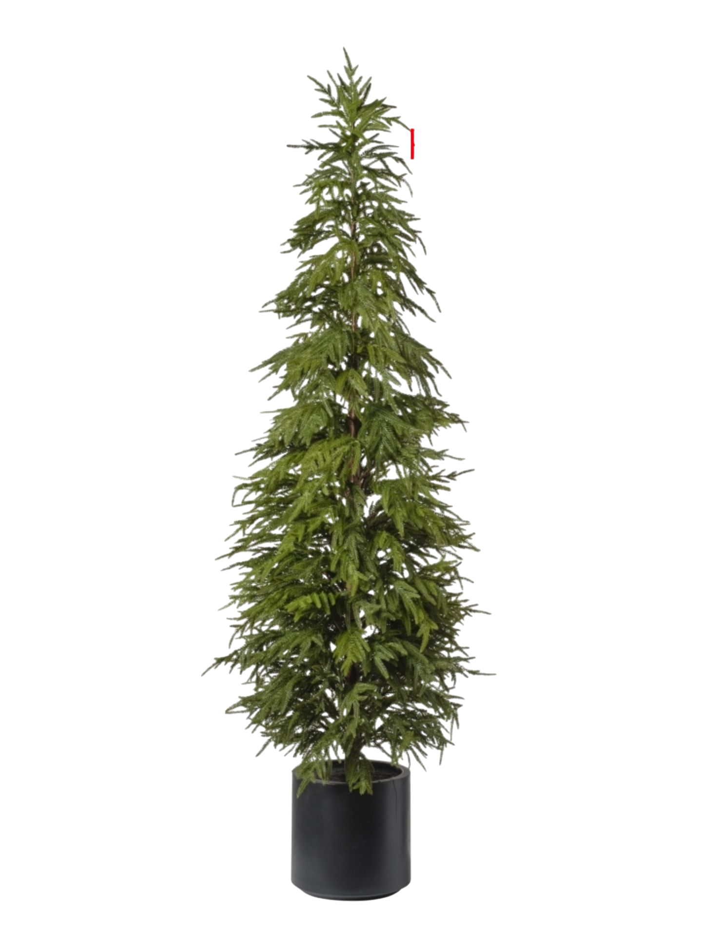 ALBERO DI NATALE PINO IN VASO 127 CM VERDE
