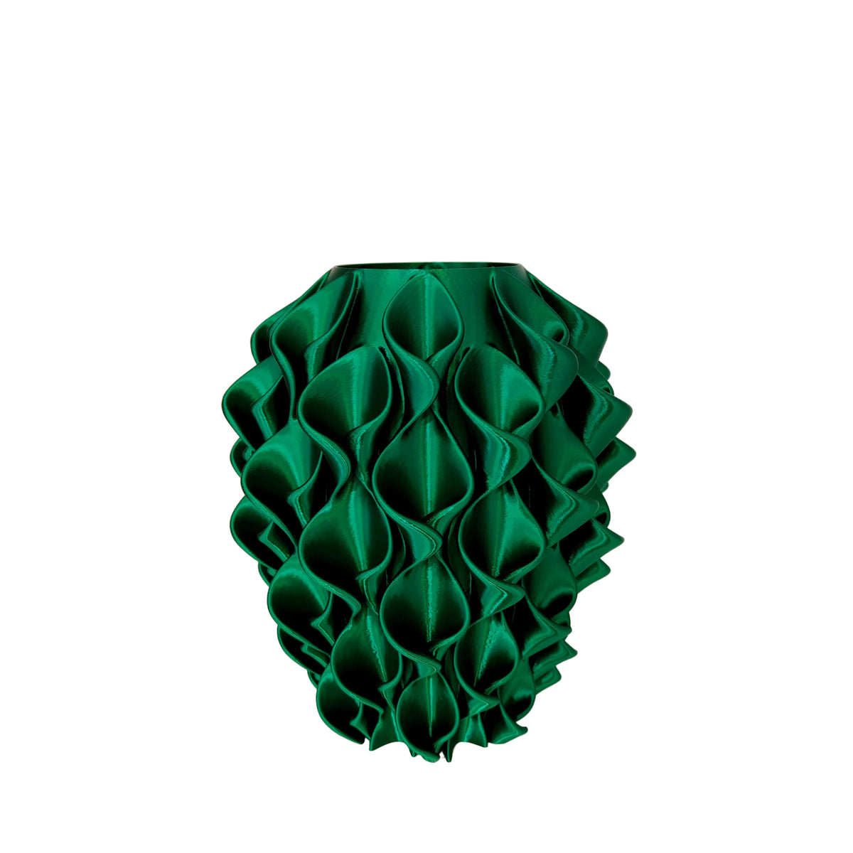 Vaso Calla Design Verde Christmas S.Naique – stampa 3D Made in Italy
