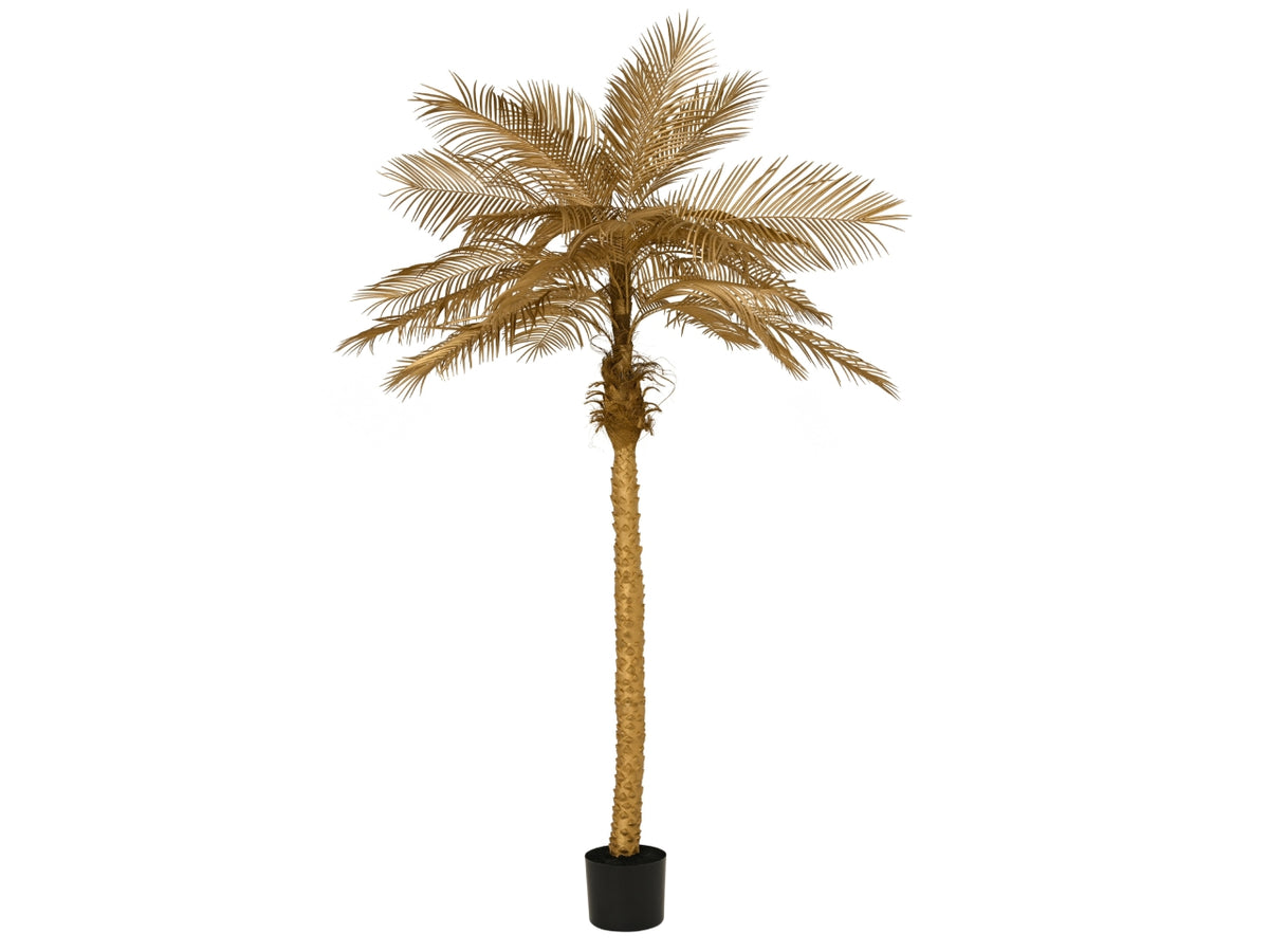 Palma Artificiale Oro Edizione Limitata 270 cm – 25 Foglie Dorate