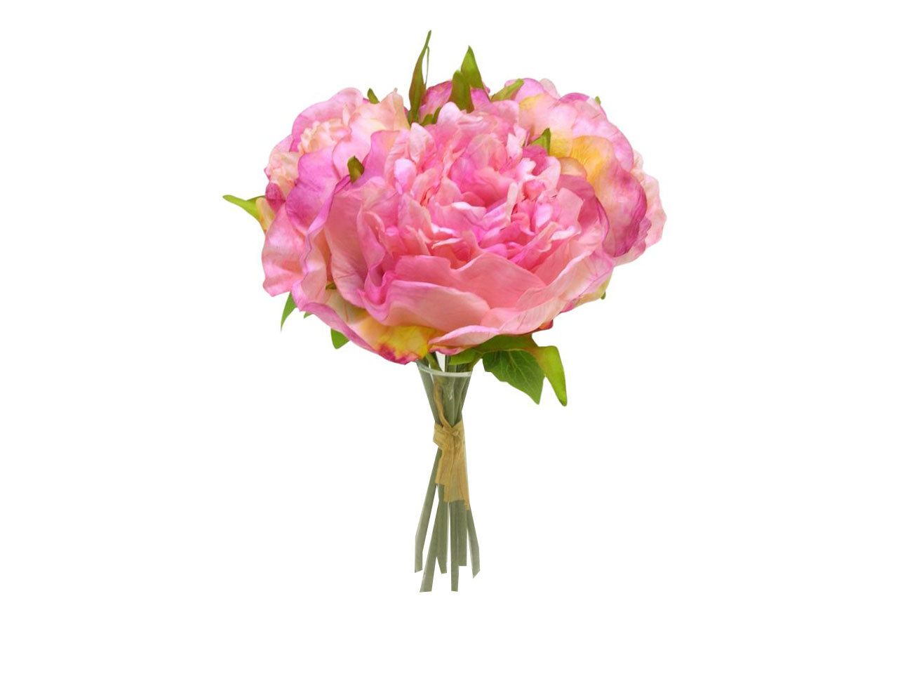 BOUQUET PEONIA ROSA SFUMATO