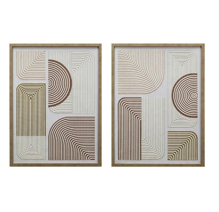 SET 2 QUADRI BOHO