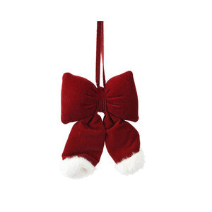 FIOCCO VELLUTO ROSSO/ NATALE