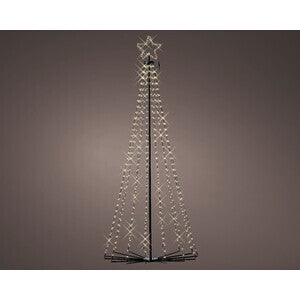 Albero di Natale Cono Scintillante LED 541 Luci | Ø80 × H180 cm | La Casa Bella