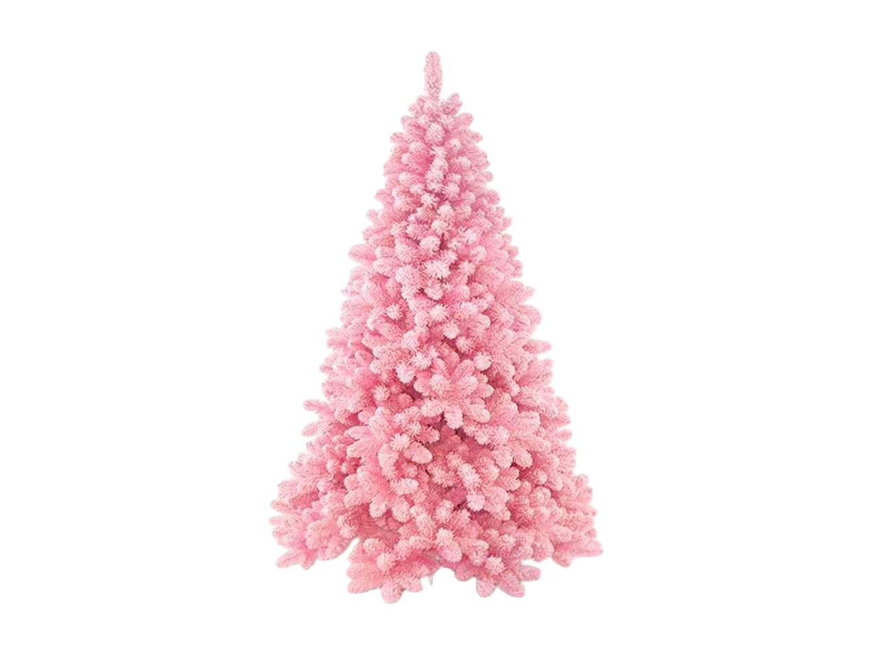 ALBERO DI NATALE BRAIES ROSA INNEVATO 210 cm