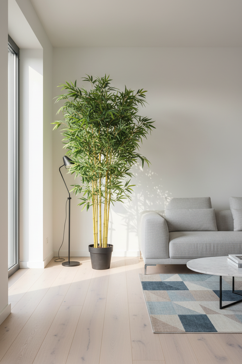 Bambù Artificiale 210 cm Ambientato