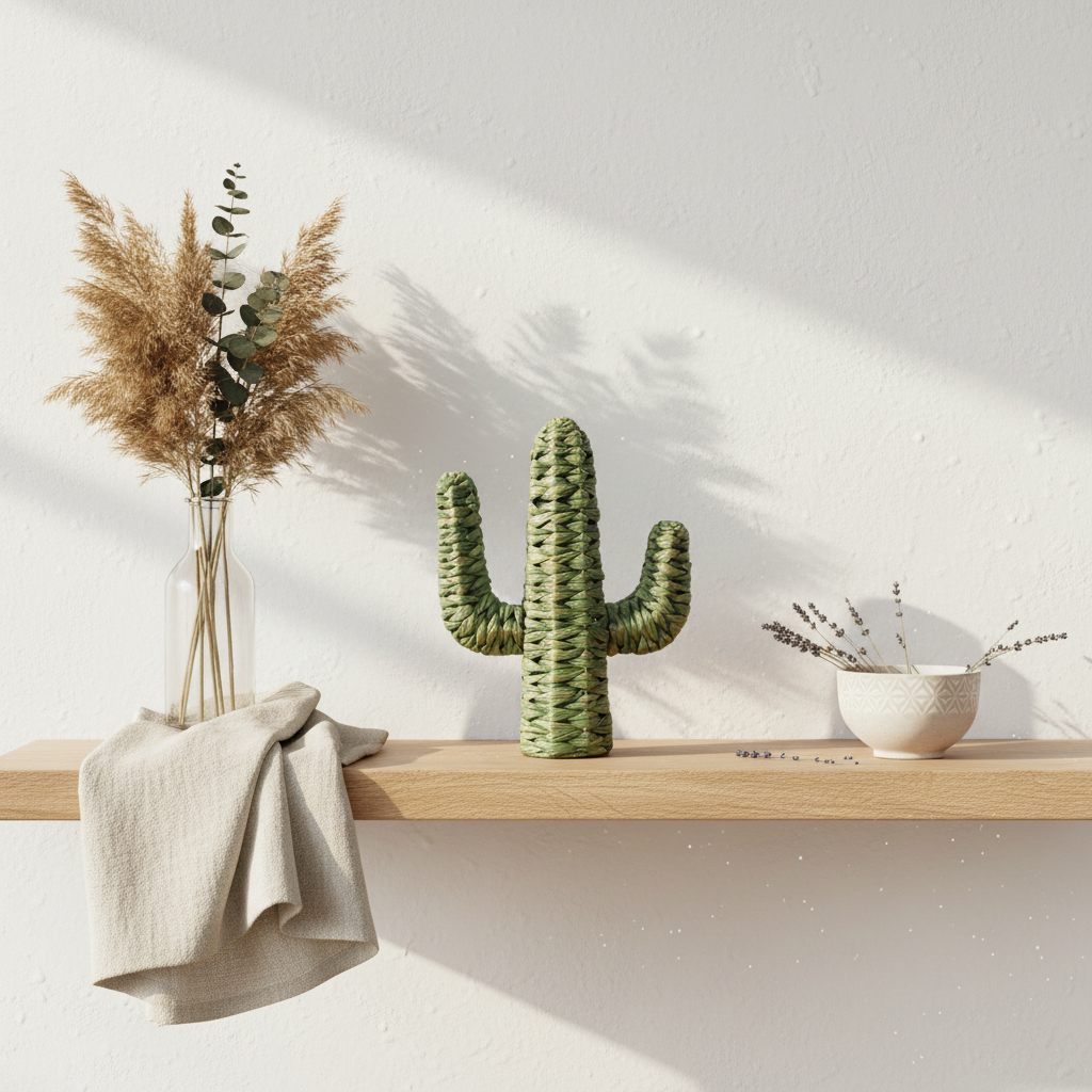 Cactus intrecciato boho chic