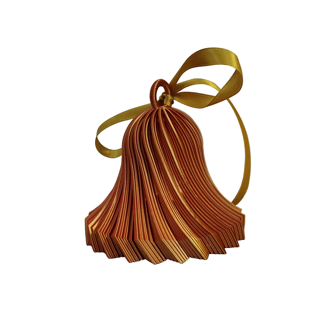 campanella magica twist in 3d rosso/oro 10 cm