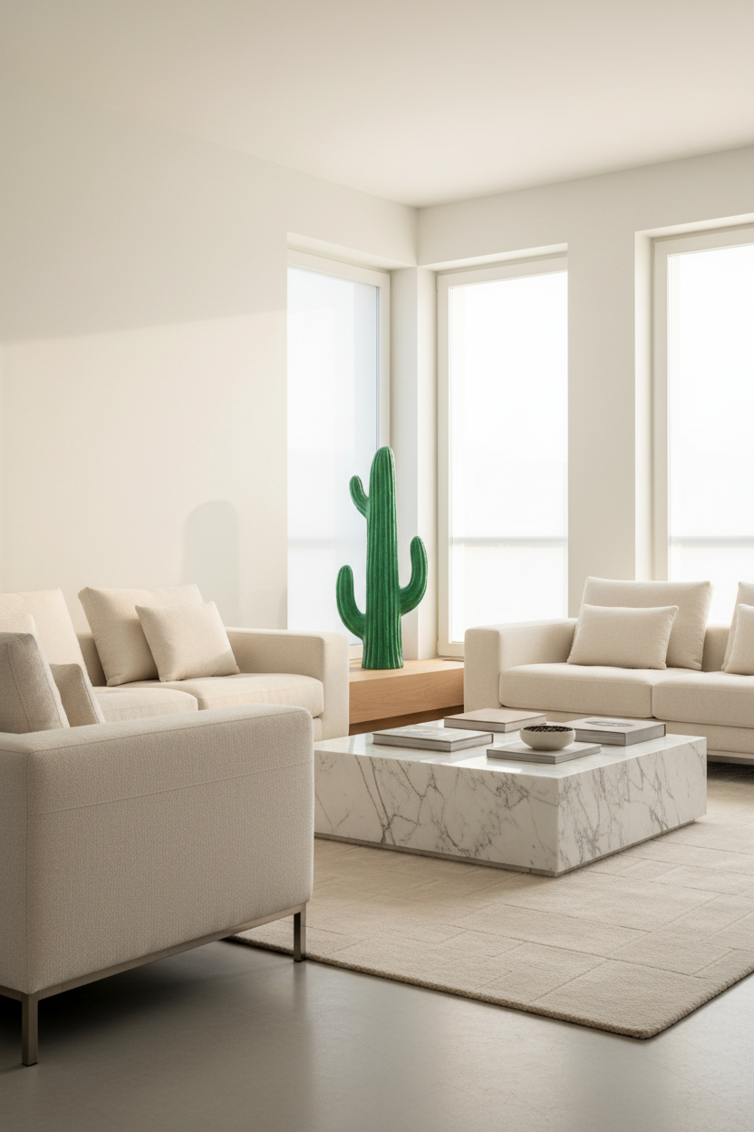 Decorazione Cactus Ambientata