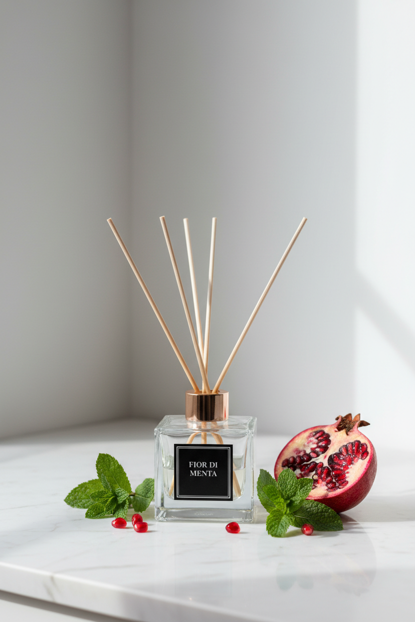 Diffusore quadrato etichetta nera Amyris