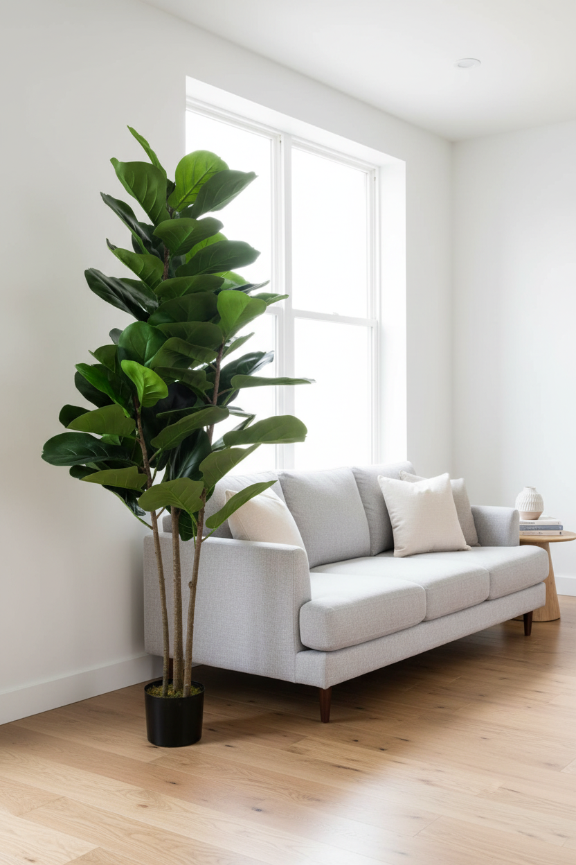 Ficus Artificiale 165 cm – Ambientazione Living