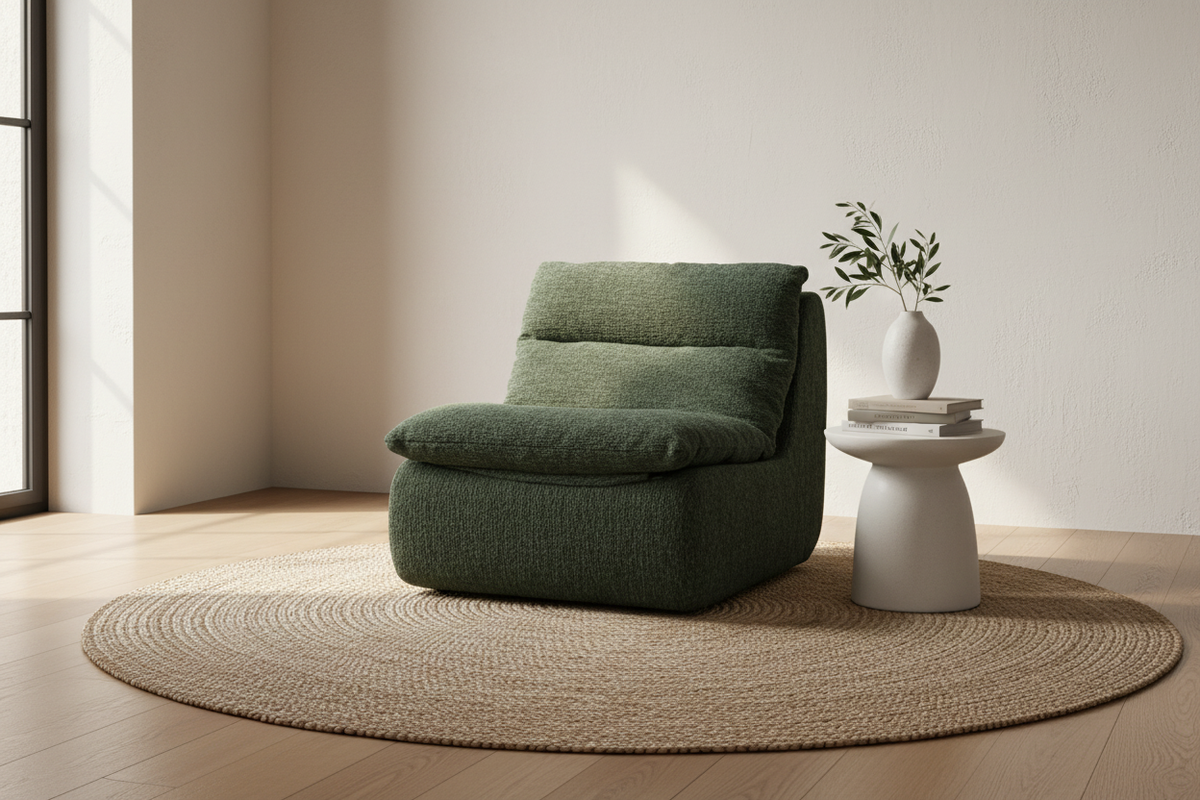 Poltrona Varas Verde – Ambientazione Soggiorno